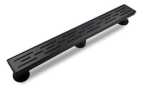 Desague Lineal Diseño Ladrillo Acero Inox 304 Negro 90cm