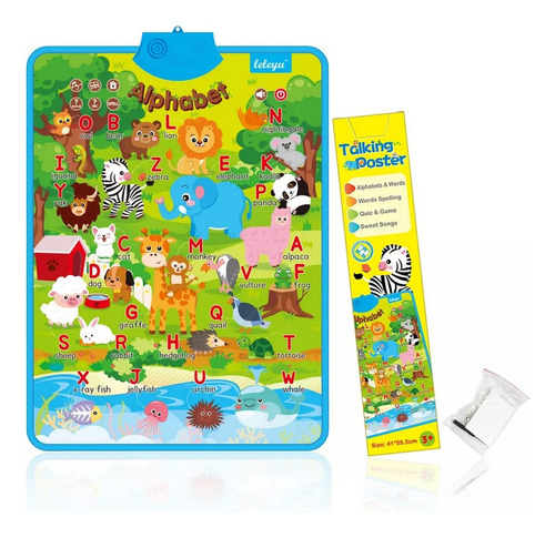 Tapete Alfombra Musical Animales Infantil Ingles + Baterias