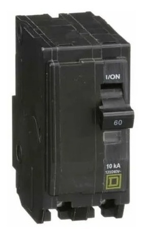 Interruptor Termomagnetico Square D 2x60amp Qo260