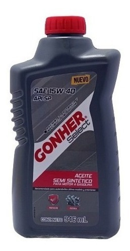 Aceite Gonher 15w40 Semi Sintetico Original Toda Vzla!!