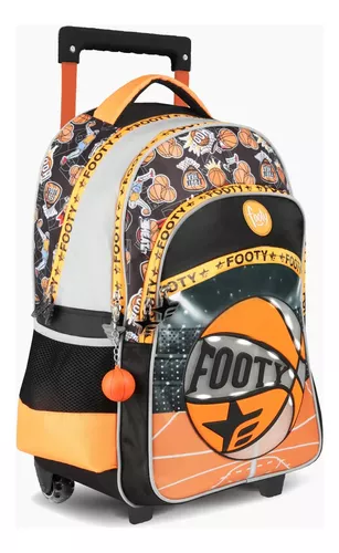 Mochila 47cm con ruedas y luz led de Footy 'Futbol' - Regaliz  Distribuciones Español