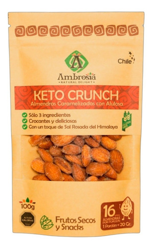 Keto Crunch - Almendras Acaramelizadas 