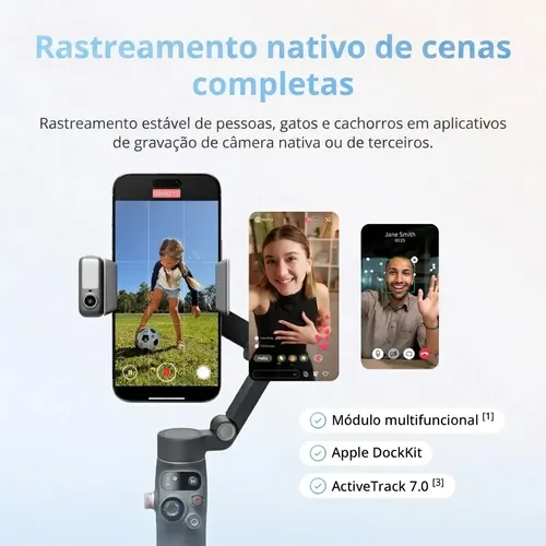 DJI Osmo Mobile 8 Estabilizador para celulares, rastreamento