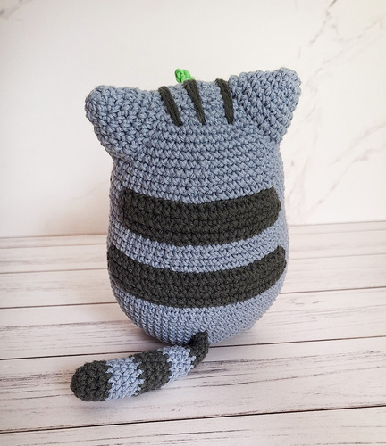 Muñeco Gatito Pusheen Tejido Al Crochet - Regalo - Amigurumi