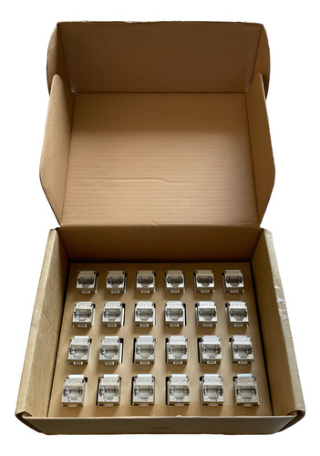 24x Keystone Cat6a Gigalan Blindado 35080126 Furukawa