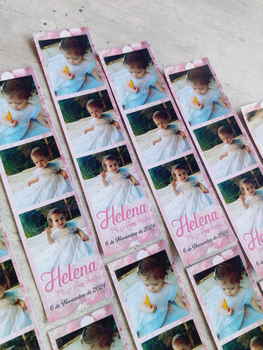 Souvenir Tira Fotoiman Personalizado X5 Bautismos Cumpleaños