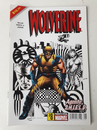 Wolverine Cómic # 8 Agente De S.h.i.e.l.d. Parte 2