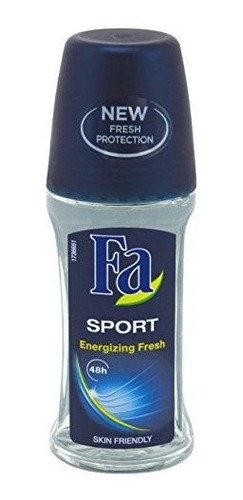 Fa Desodorante 1,7 Onza Roll-on Deporte (50 Ml) (3 Pack).