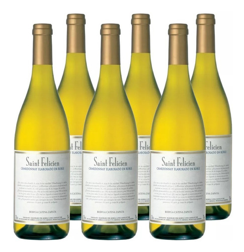 Vino Saint Felicien Chardonnay Roble Caja X6 X750cc Env Sc