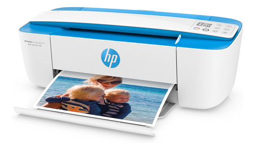 Imagen 2 de 4 de Impresora a color multifunción HP Deskjet Ink Advantage 3775 con wifi blanca y azul 200V - 240V
