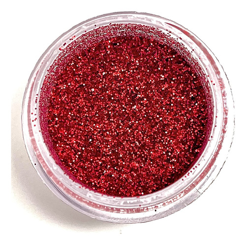 Holiday Red - Polvo De Diamante De Lujo, 0.21 Oz, Fabricado