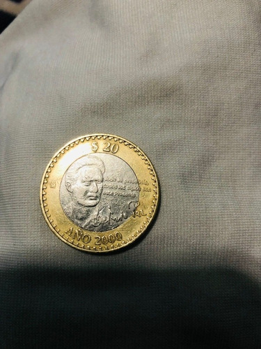 Octavio Paz Moneda De $ 20 Pesos Mexicanos Año 2000