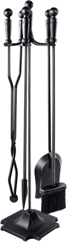 Wbhome Herramientas Para Chimenea, Hierro Fundido, 5 Uni