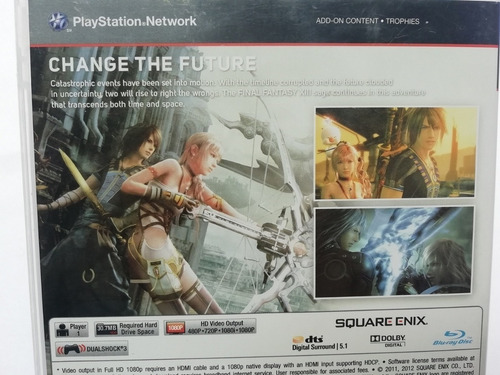 Ps3 Final Fantasy Xiii-2 $449 Disco Fisico Used Mikegamesmx (Usado)