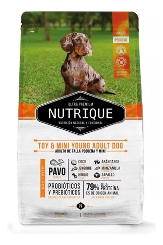 Nutrique Ultra Premium Adulto Raza Pequeña 7,5kg + 3k Gratis
