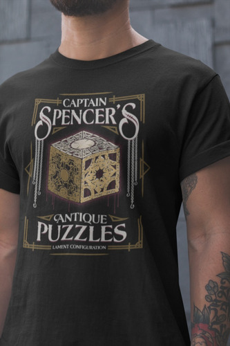 Camiseta Hellraiser Cubo Spencers Antiguedades