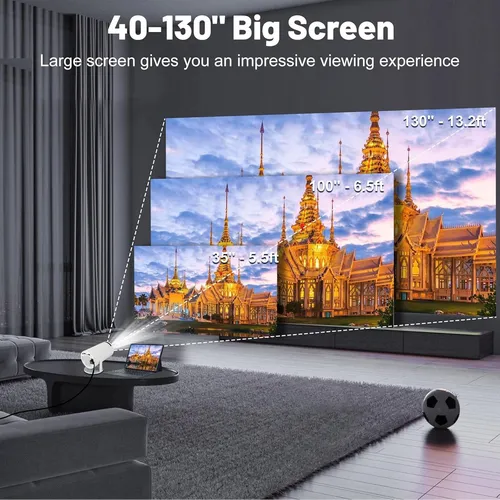 Proyector Mini Portatil 4k Android Wifi Bluetooth Hdmi Tv