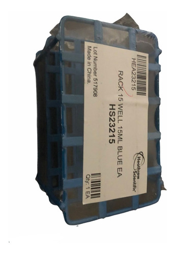 Imagen 3 de 4 de Gradilla Para Tubos Metálica 15 Lugares 18 Mm