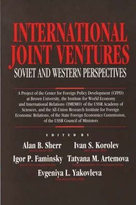 Libro International Joint Ventures - Alan B. Sherr