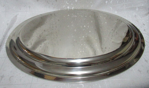 Antig Bandeja Ovalada Inglesa Elkington Plate 52x39cm (15466 Plateado (Usado)