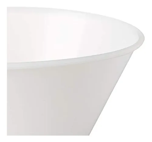 Embudo De Plástico De Cuello Ancho, 32 Onzas, Natural
