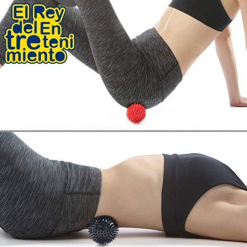 Pelota Pinchos Rígida Masajes 8cm Estimulación Pilate El Rey