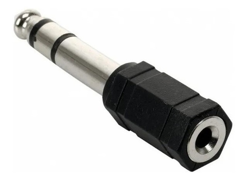 Imagen 1 de 1 de Adaptador Plug 6.5 Mm A Mini 3.5 Mm Auricular Mic Stereo