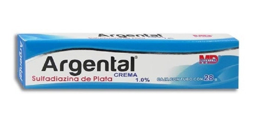 Argental Sulfadiazina De Plata 1% 28 Gr (quemaduras)