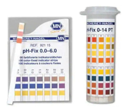 Papel Indicador De Ph 0-14 De 100 Tirillas