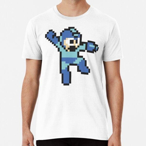 Remera Megaman Jump'n Shoot - Negro Algodon Premium 