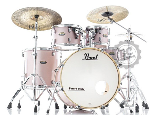 Bateria Pearl Decade Rose 20,10,12,14 Ferragens
