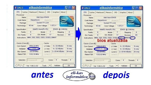 Bios Mod Para Ecs G41t-m7 Atualizada Com Microcodes Xeon