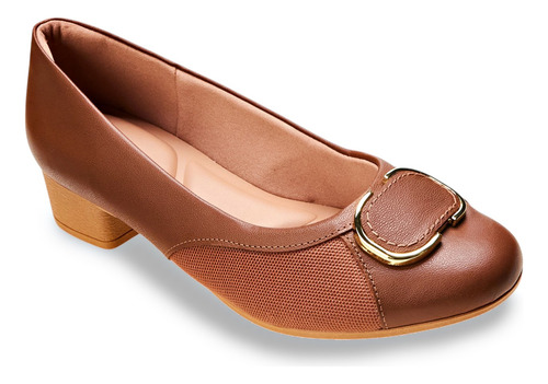 Sapato Scarpin Feminino Uc0301 Com Calce Fácil 37 Usaflex