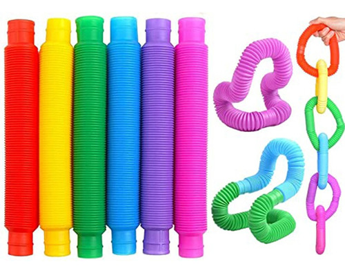 30 Pop It Tubes Antistres Juguete Tubo Piñata Bolo Fiesta