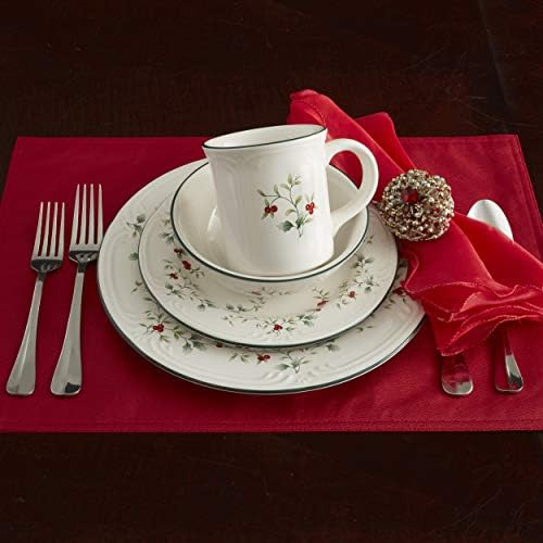 Conjunto De Louças Pfaltzgraff Winterberry Holiday De 16 Pe