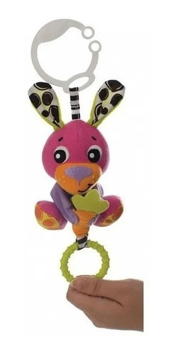 Imagen 2 de 3 de Peluche Colgante Peek-a-boo Wiggling Puppy Playgro 185471