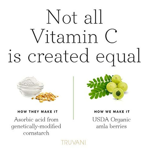 Truvani Vitamina C, Soporte Sistema Inmunológico Orgánico