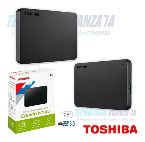 Disco Duro Externo Toshiba 1tb Canvio Basics Usb3.0 Original