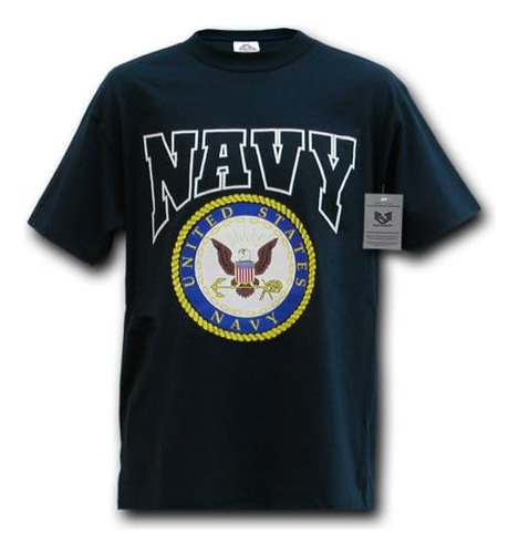 Camiseta Militar Clásica Rapiddominance, Azul Marino, Talla 