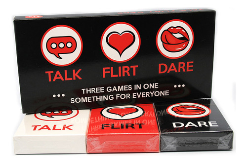 Juego Romántico De Aventuras De Cartas Talk, Flirt Or Dare