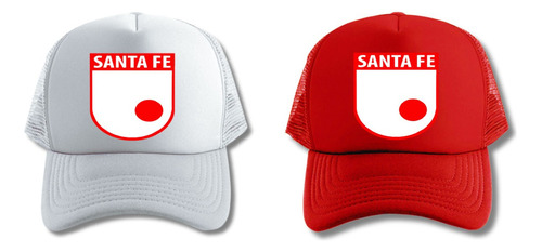 Santa Fe Futbol Pack Gorras Truckers X 2 Unid 