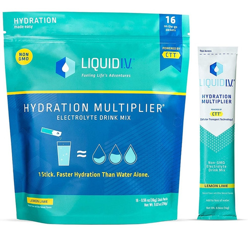 Liquid I.v Hydration Multiplier Bebida Electrolito Stickpack