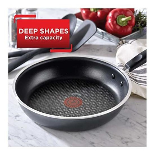 Imagen 3 de 7 de T-fal Signature Titanium - Juego De Utensilios De Cocina (12