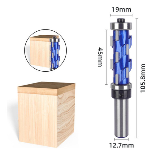 Gj: Fresa De Extremo Al Ras Fresa Para Carpintero 19x45mm