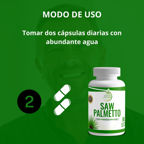 Saw Palmetto Cápsulas Para La Salud Masculina Prostata