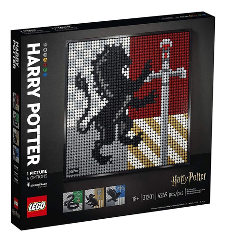 Lego De Harry Potter Escudos De Hogwarts 4 Opciones 4249pcs