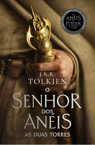 As Duas Torres - Capa Série: O Senhor dos Anéis - Parte 2, de J R.R Tolkien. Editorial HarperCollins, tapa mole en português, 2022