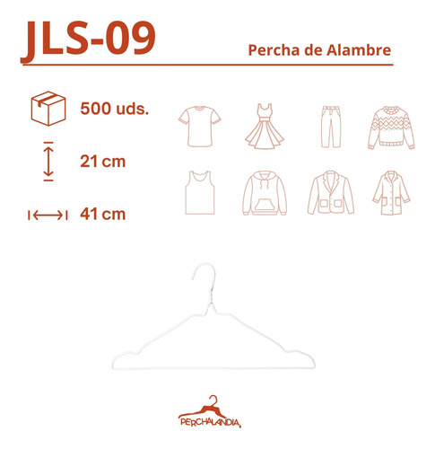 Perchas De Alambre Forradas Reforzadas Tintoreria X1000u Negro