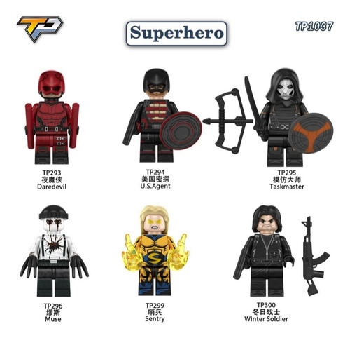 Minifigura Marvel Daredevil Born Again 6 Thunderbolts (Usado)