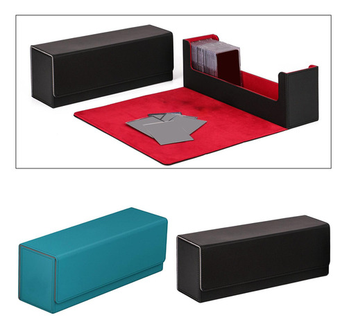 Xf 2 Pcs 400 Card Case + Divider-trading Card Deck Box